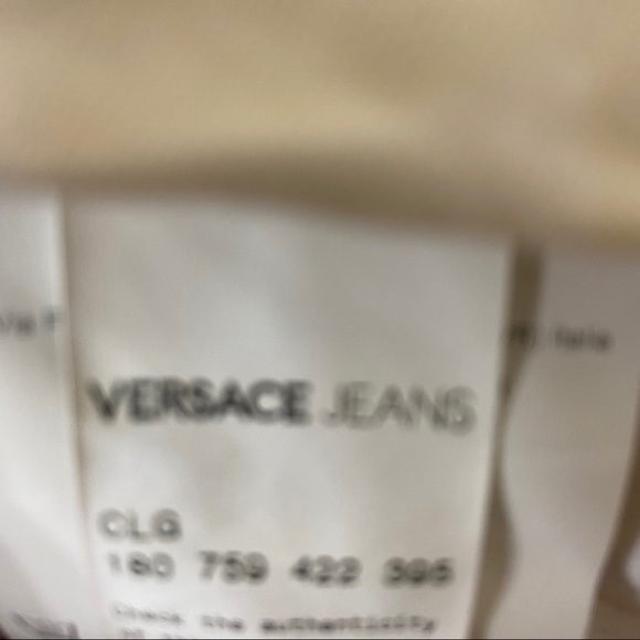 Versace Jeans Floral Striped T-Shirt Sz L - Picture 8 of 9